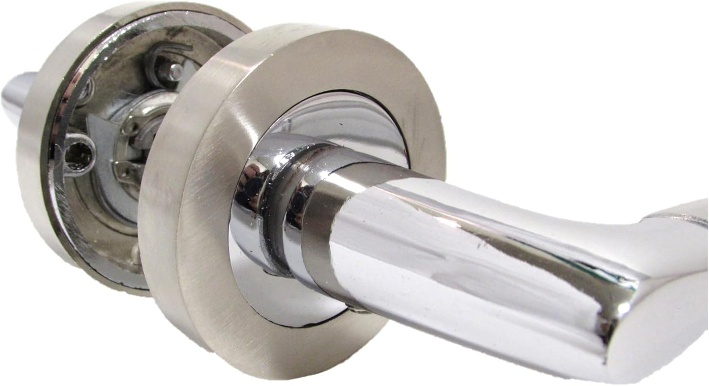 Epsom Chrome Satin Internal Door Handles