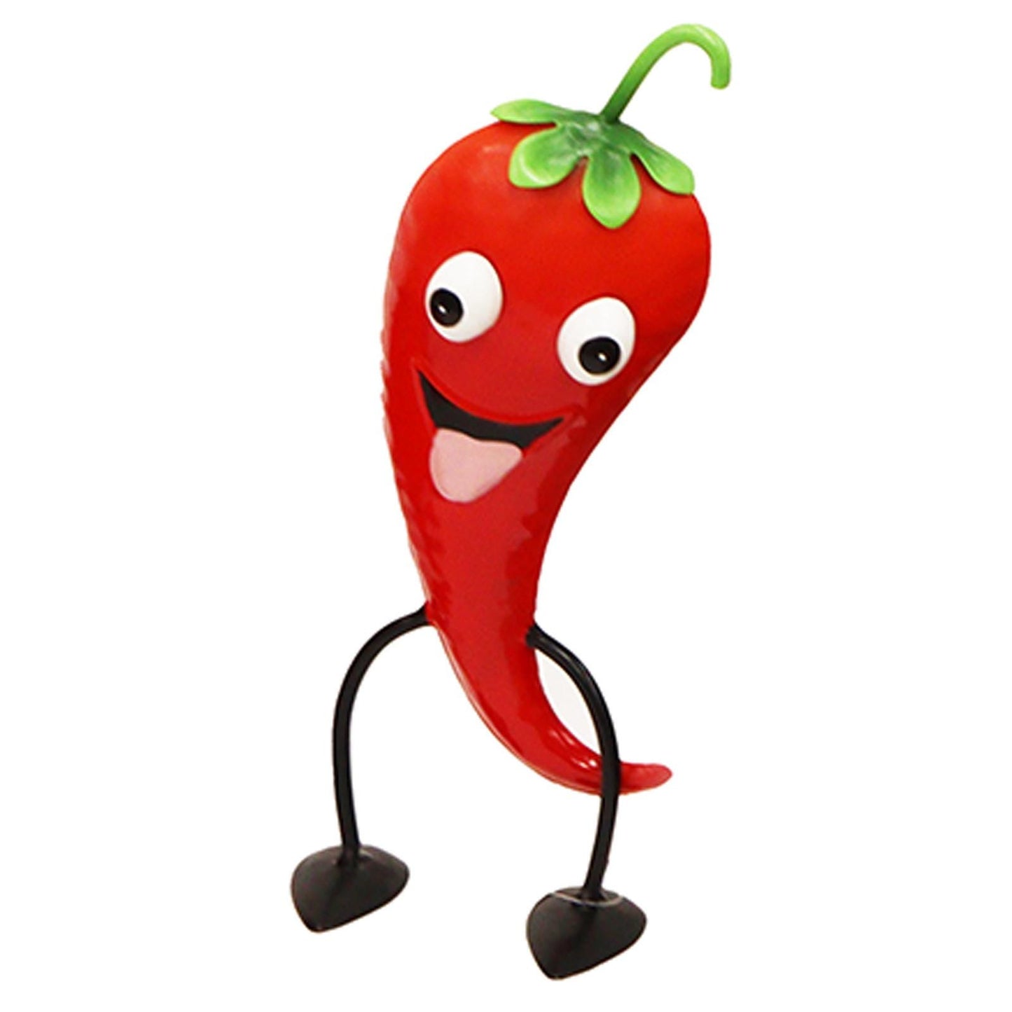 Metal Pepper Veggie Patch Pal β 24.5 x 9 x 6 CM | Fun & Quirky Metal Garden Ornament | Durable Vegetable Patch Decor for Planters