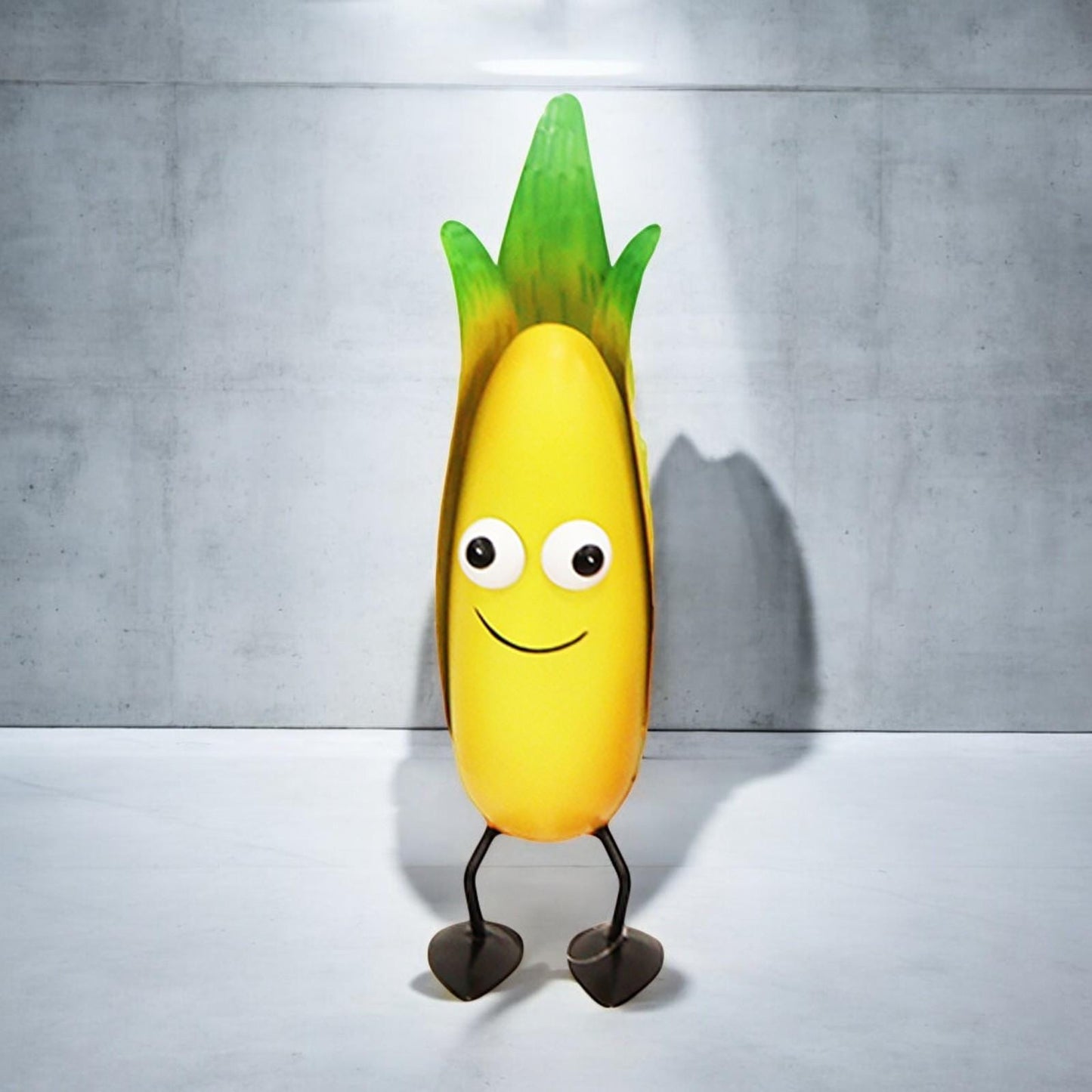 Metal Corn Veggie Patch Pal β 25.5 x 7.5 x 7 CM | Fun & Whimsical Metal Garden Ornament | Outdoor Corn Decor for Vegetable Patches Garden