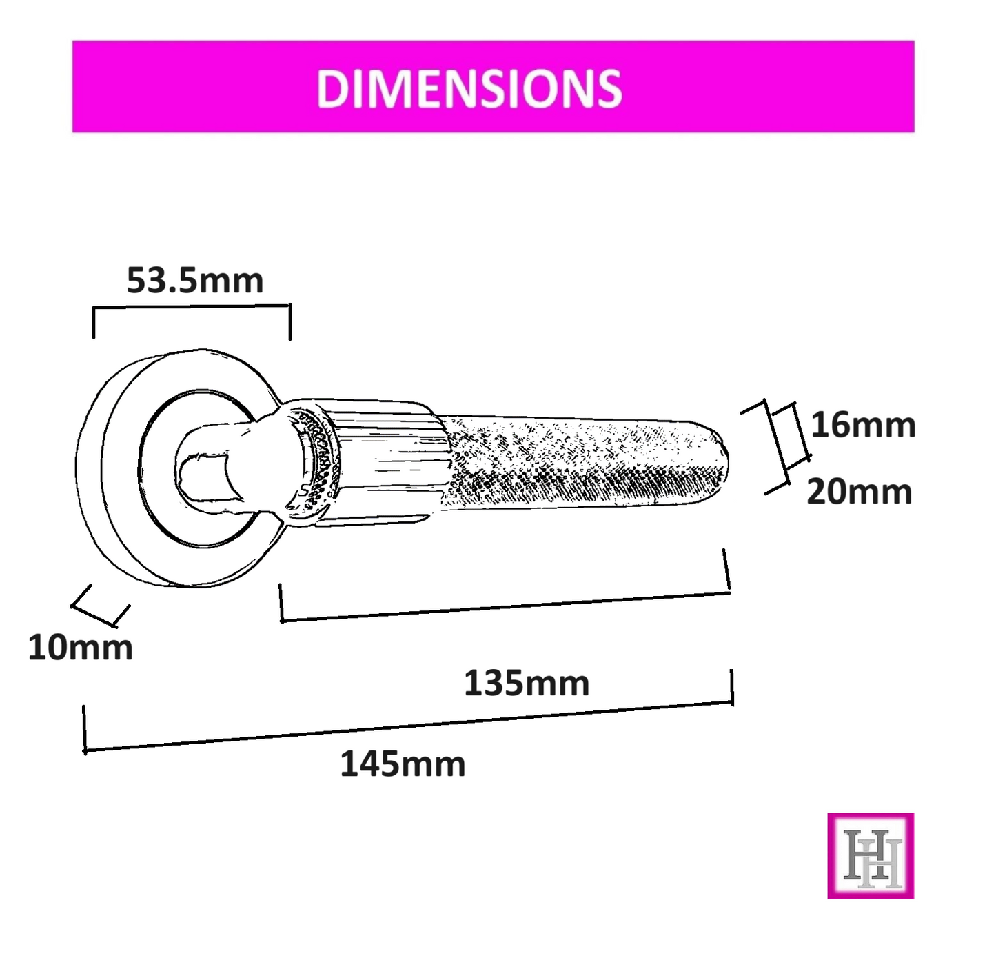 Knurled Door Handles Polished Brass Loop & Neck On Round Rose Lach Handle