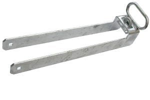 450mm 18" No.157/S Security Throw Over Loop for 3" Gates with Lifting Handle - Galvanized