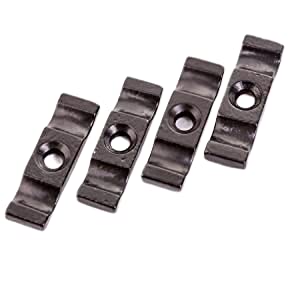 Haven Heritage 4 X Black Large 2" Turn Button Catches - Shed Door/Gate & Rabbit Hutch Latches