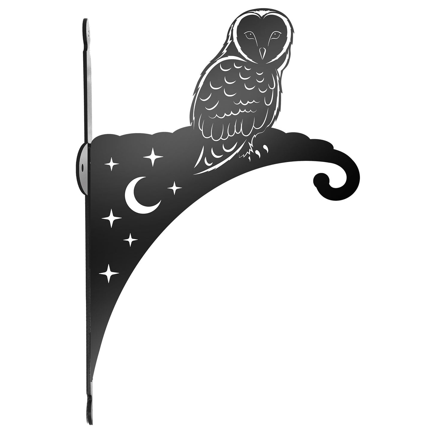 Epsom Door Handle Decorative Metal Owl Hanging Basket Bracket – Heavy-Duty Wall Hook for Planters, Bird Feeders & Outdoor Décor