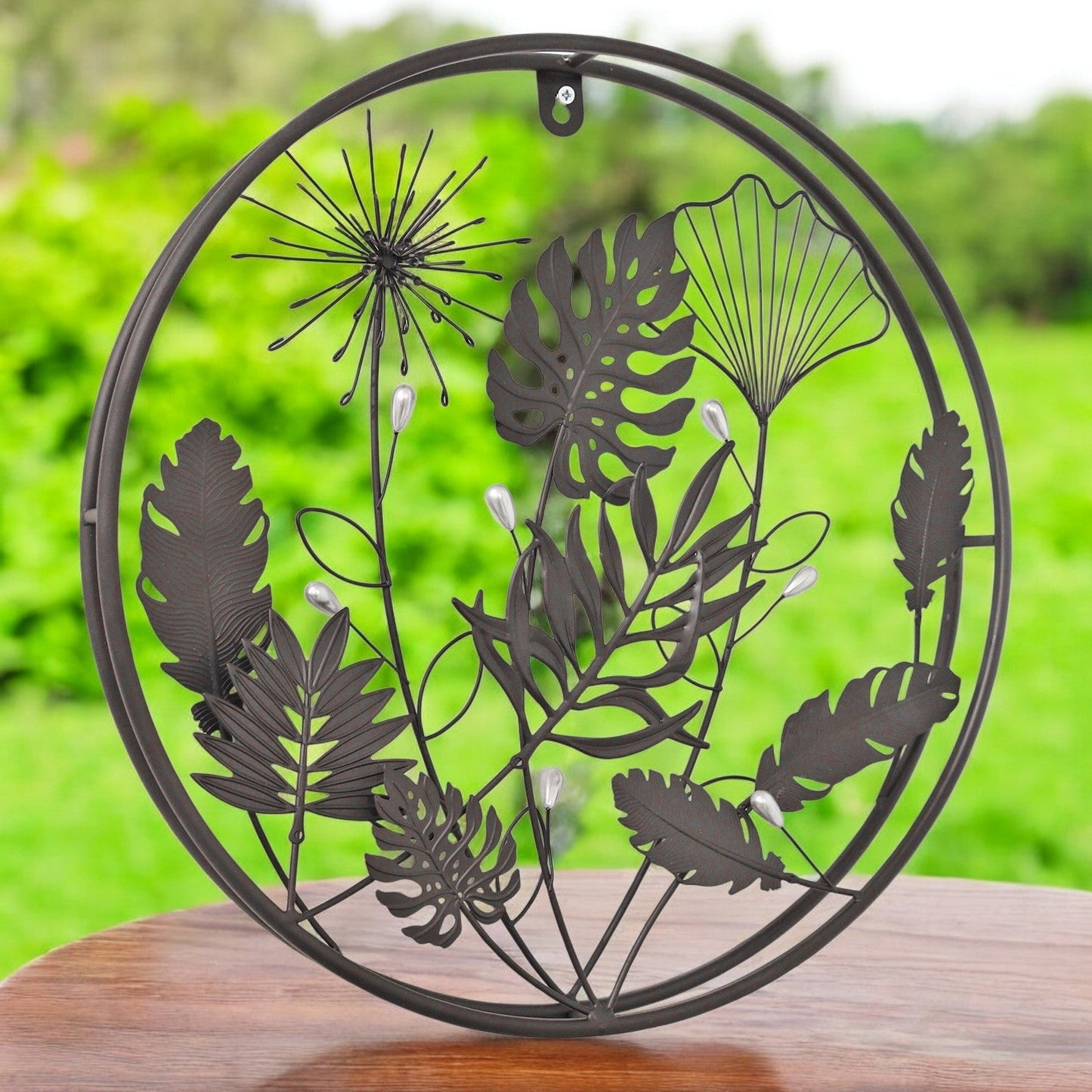 Circle Floral 3D Wall Décor