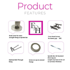 Modern Satin Nickel Door Handles