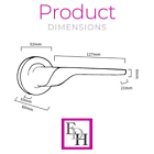 Modern Satin Nickel Door Handles