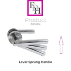 Epsom Modern Chrome Door Handles
