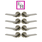 Modern Satin Nickel Door Handles