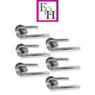 Epsom Modern Chrome Door Handles