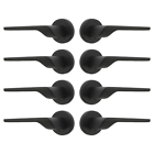 Modern Matt Black Door Handles Internal Uno-2 Lever Latch