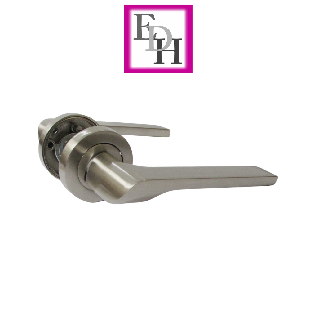 Modern Satin Nickel Door Handles