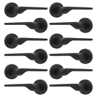 Modern Matt Black Door Handles Internal Uno-2 Lever Latch