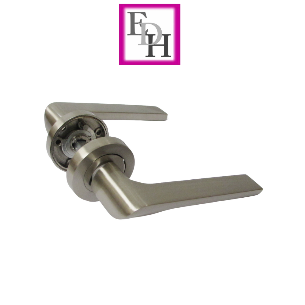 Modern Satin Nickel Door Handles
