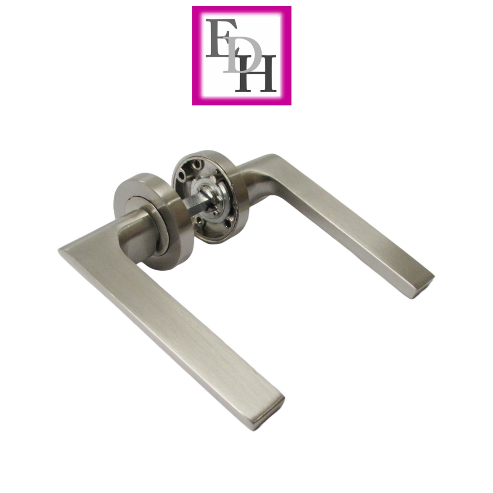 Modern Satin Nickel Door Handles