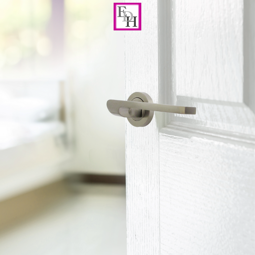 Modern Satin Nickel Door Handles
