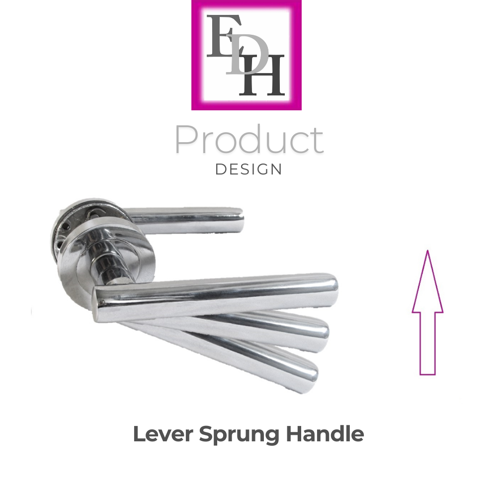 Epsom Modern Chrome Door Handles