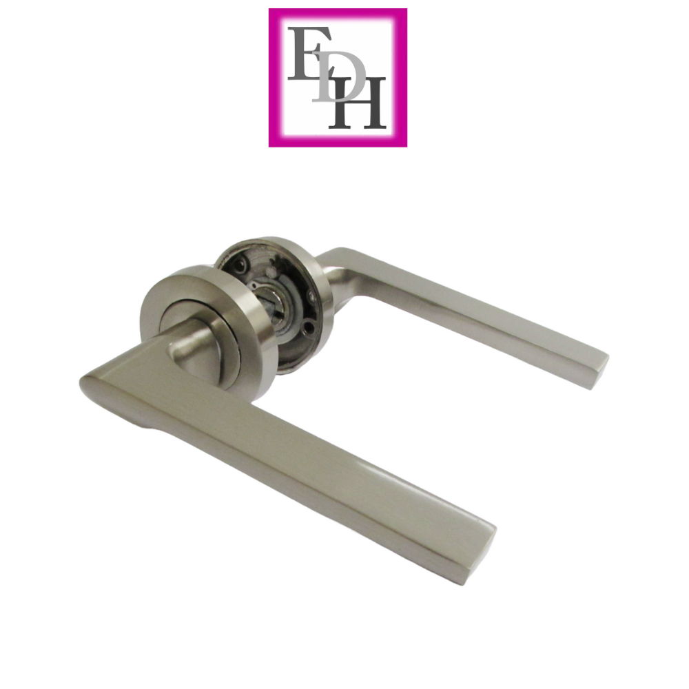 Modern Satin Nickel Door Handles