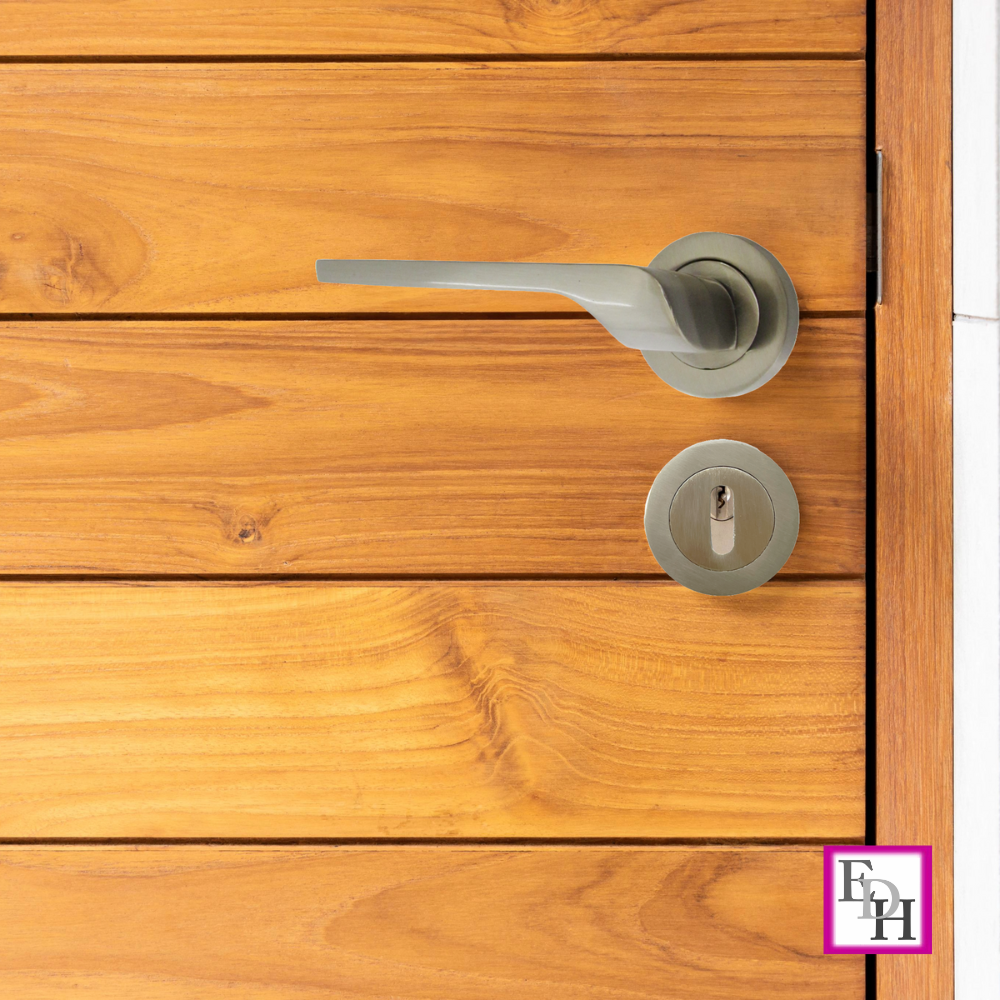 Modern Satin Nickel Door Handles