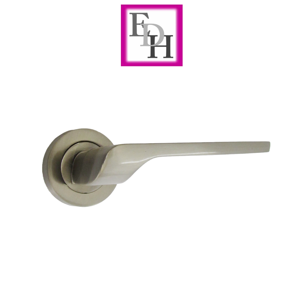 Modern Satin Nickel Door Handles