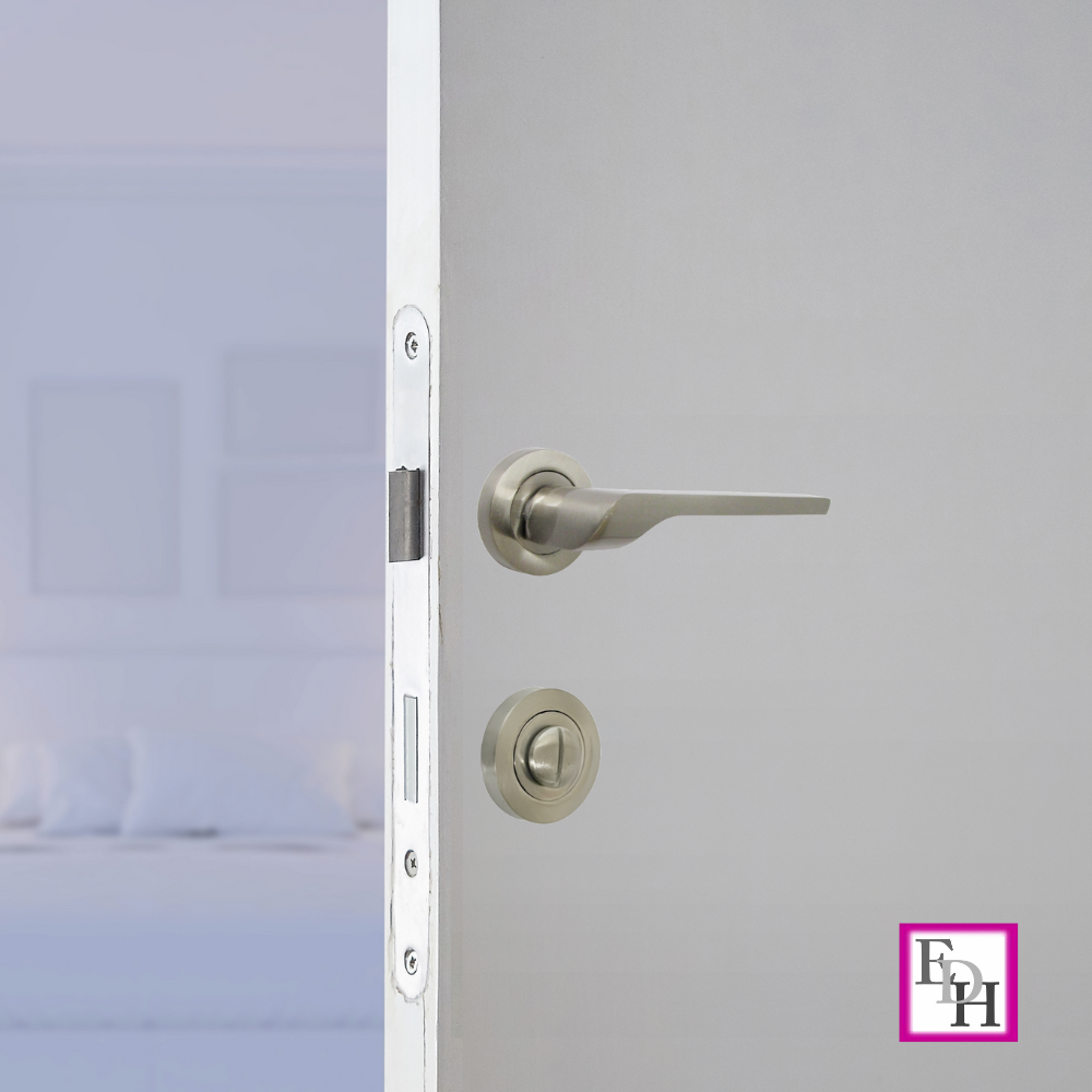 Modern Satin Nickel Door Handles