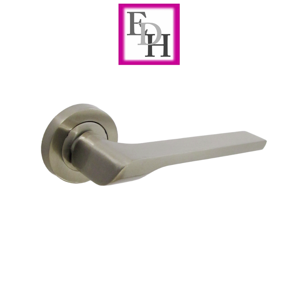 Modern Satin Nickel Door Handles