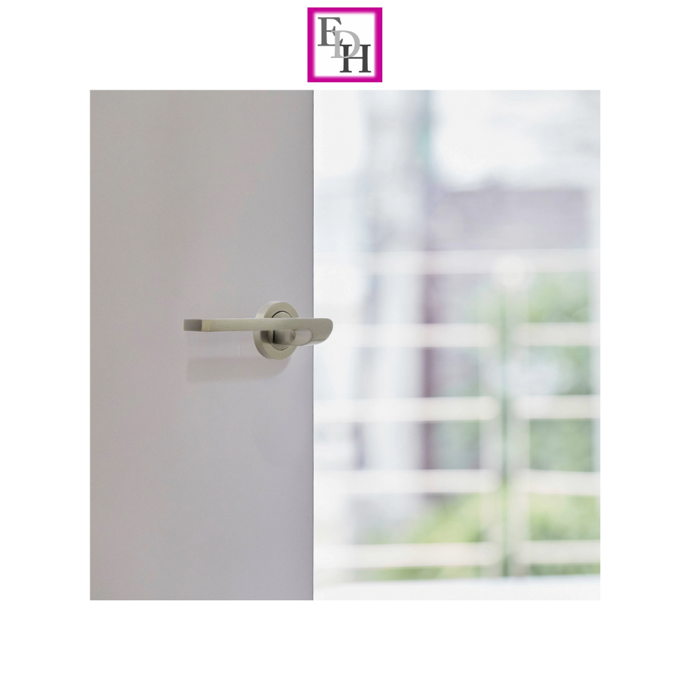 Modern Satin Nickel Door Handles