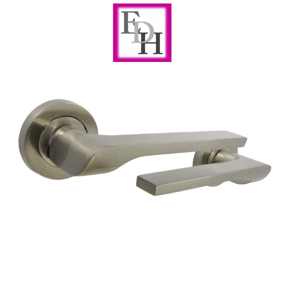 Modern Satin Nickel Door Handles