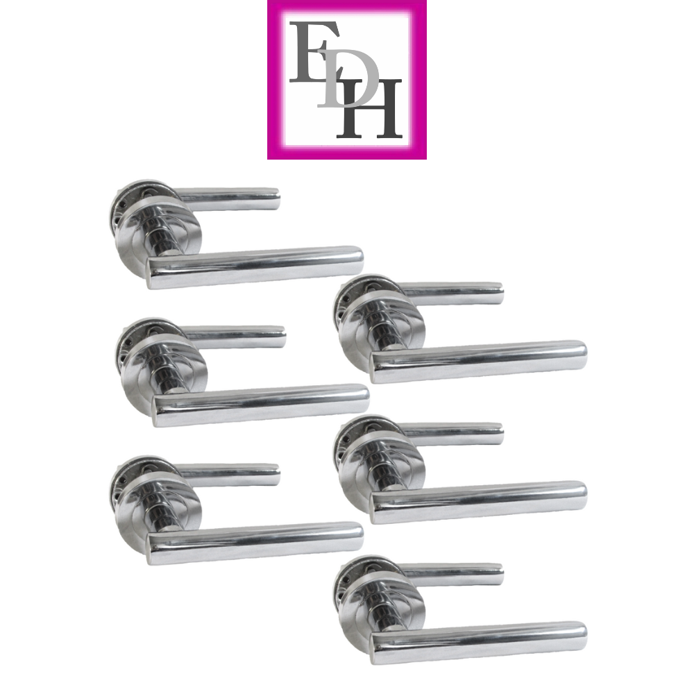 Epsom Modern Chrome Door Handles