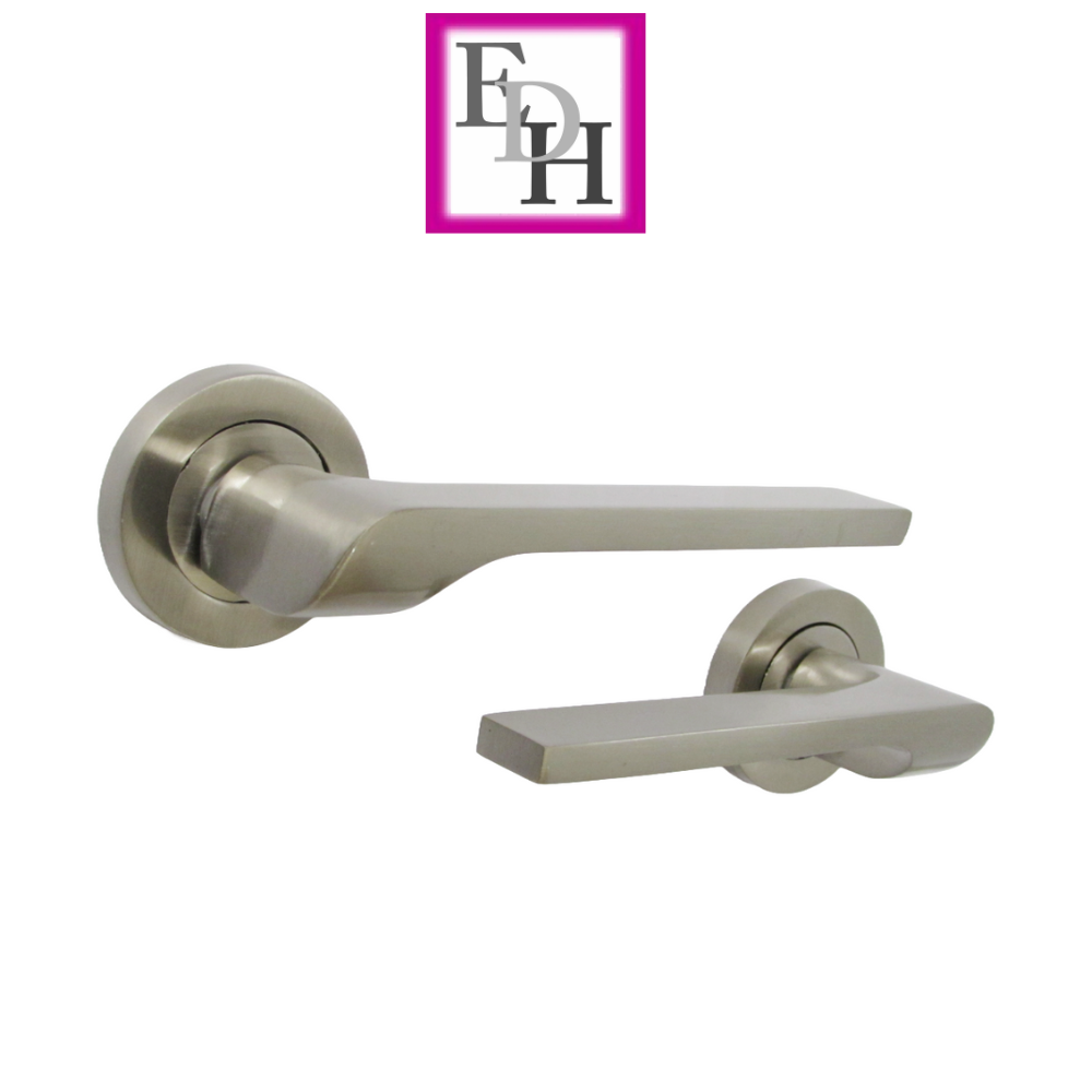 Modern Satin Nickel Door Handles