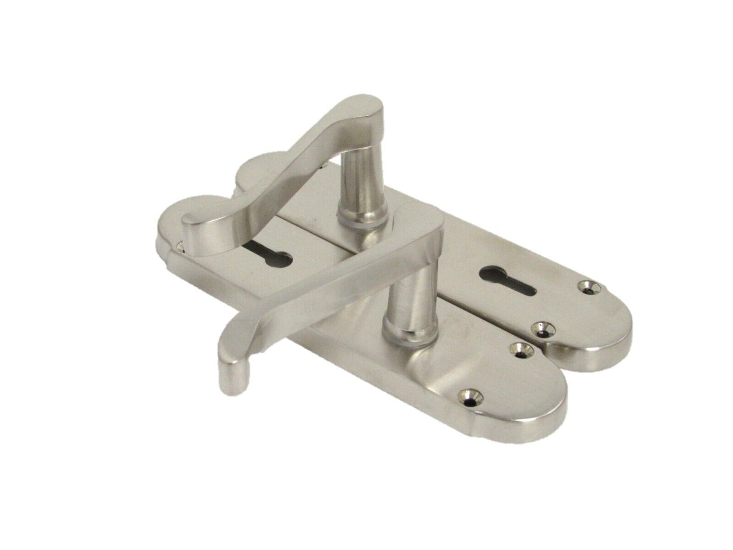 Epsom Satin Nickel Internal Door Handle Set on 170mm Back Plate, 2 Pairs