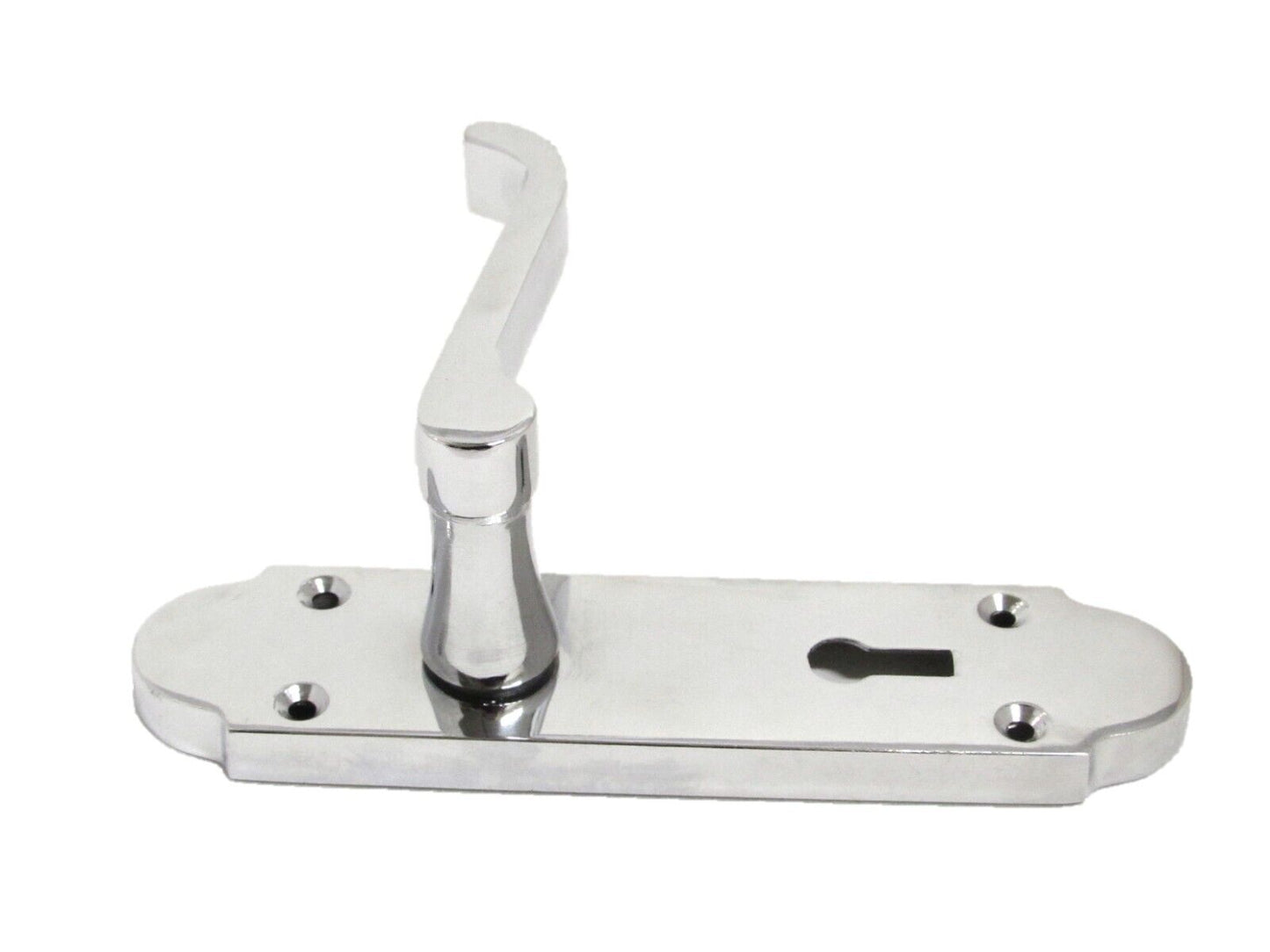 Epsom Door Handle - Chrome Internal Door Handles - 3 Lever Mortice Sash Lock x2