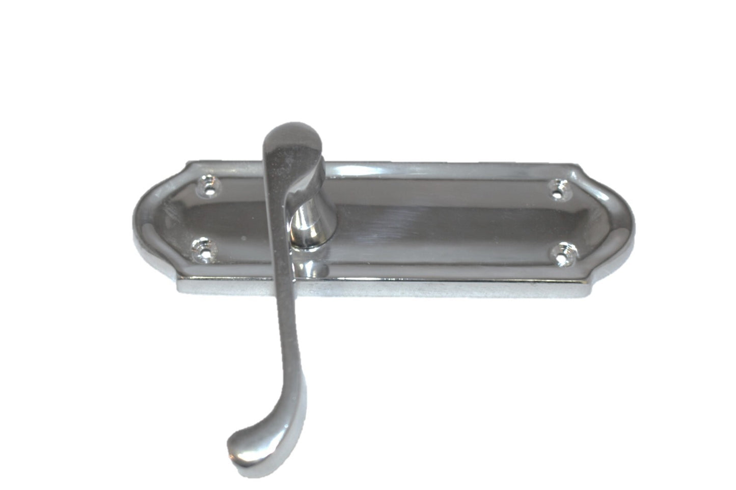 Chrome Plated Internal Door Handles Ashford Style Lever Latch Handles, 6 Pairs