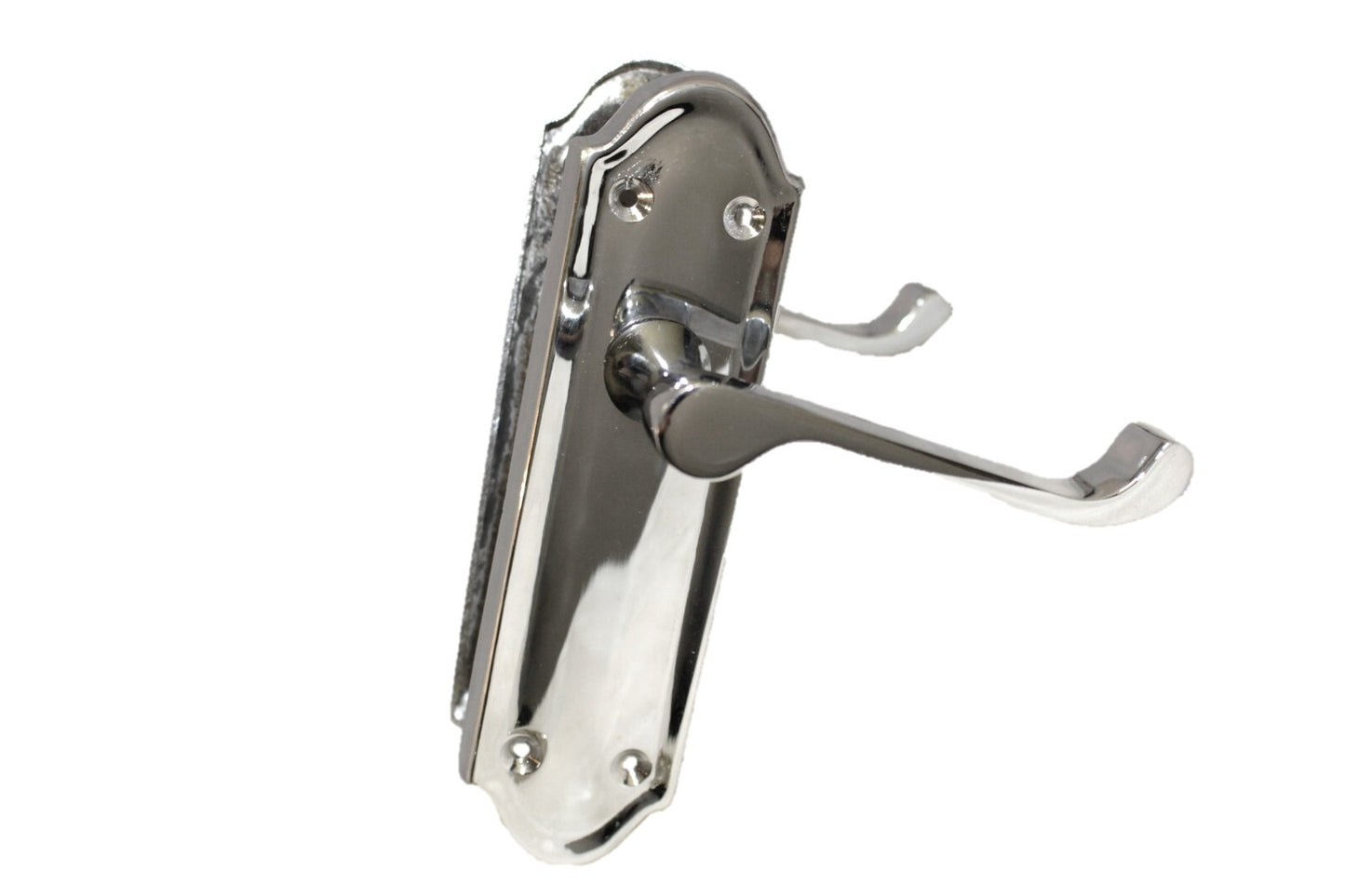 Chrome Plated Internal Door Handles Ashford Style Lever Latch Pair of Handles