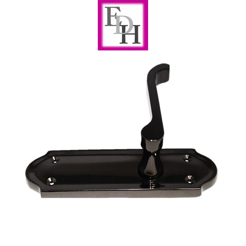 Black Nickel Internal Door Handles Ashford Style Lever Latch – Epsom Pair Set