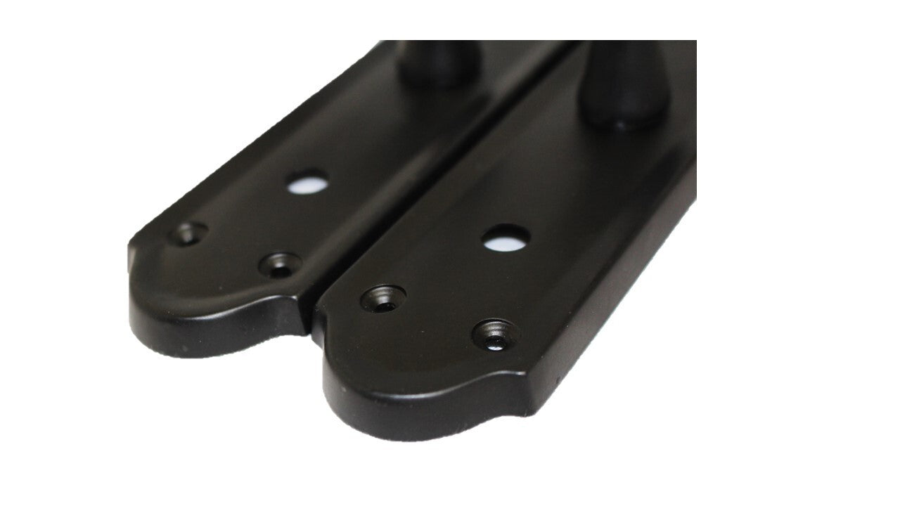 Matt Black Door Handles - Askworth Internal Door Handles with Bathroom Sash Lock