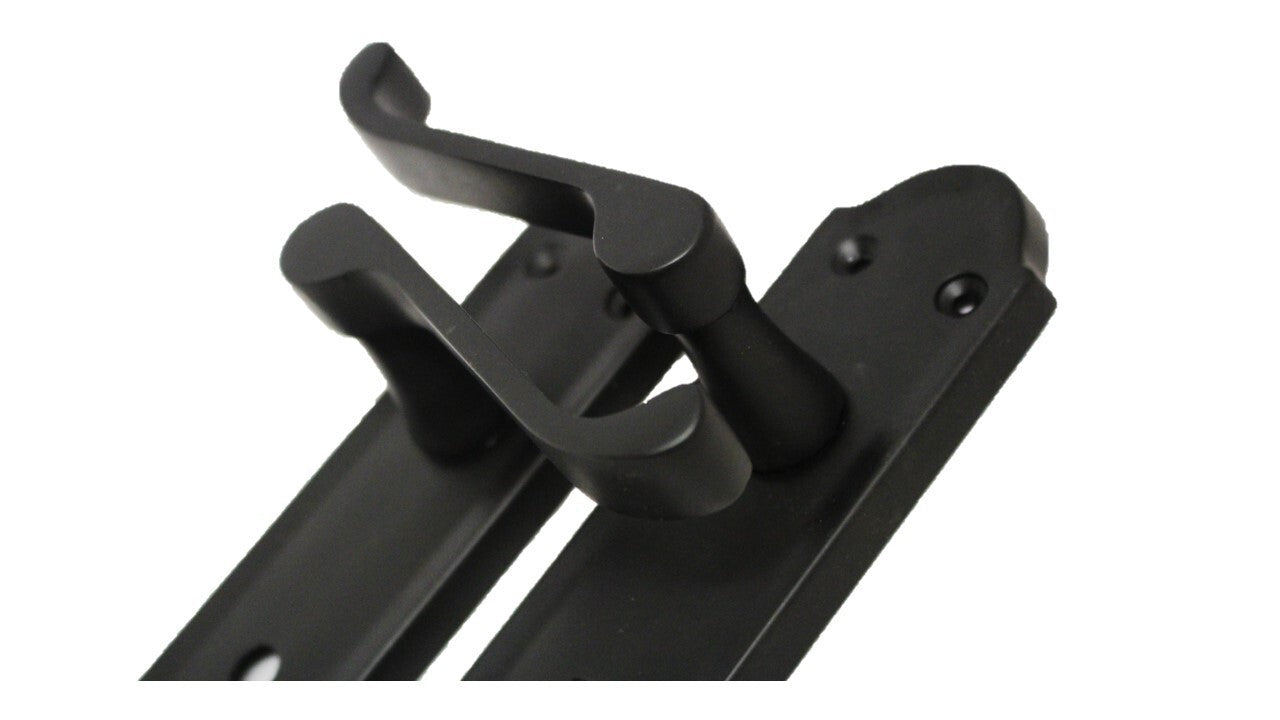 Matt Black Door Handles - Askworth Internal Door Handles with Bathroom Sash Lock