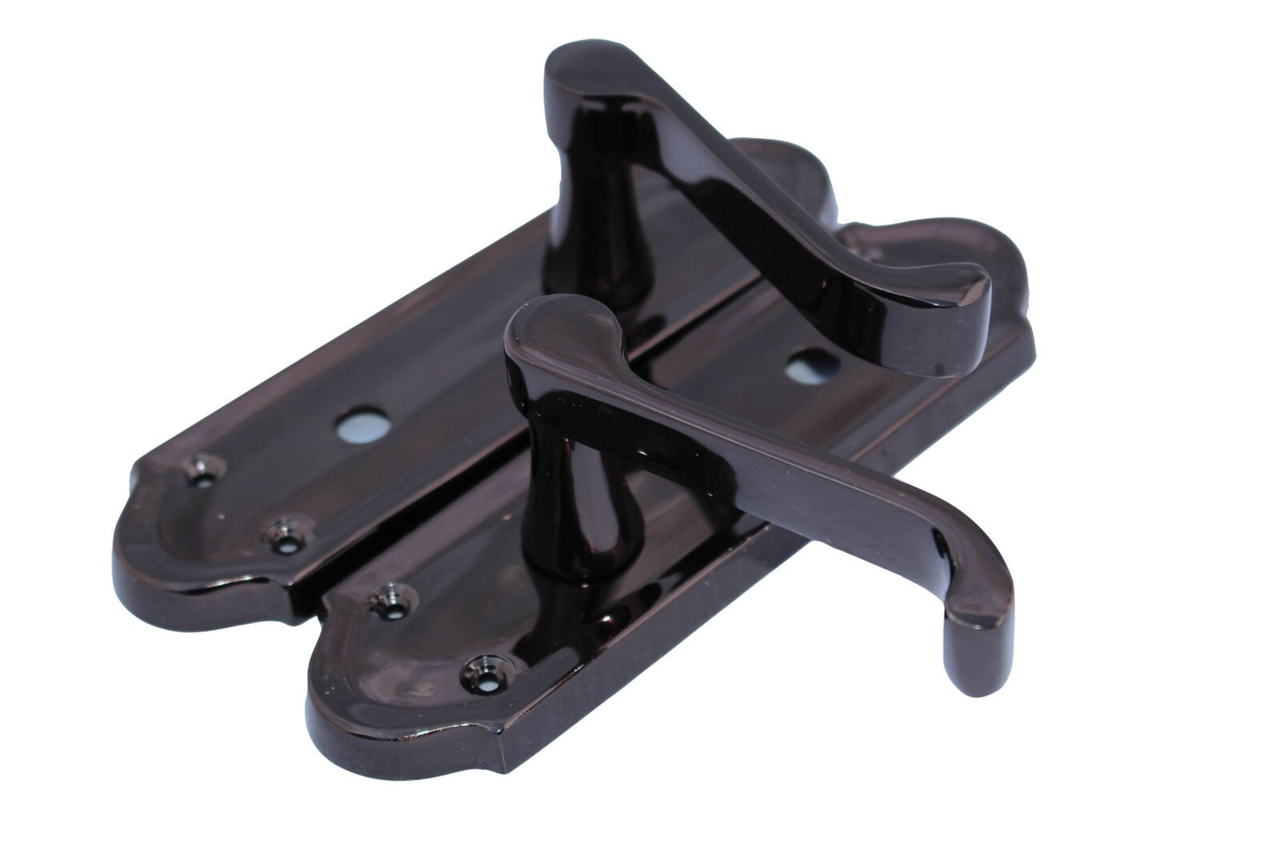 Black Nickel Door Handles - Askworth Internal Door Handle Set for Internal Doors