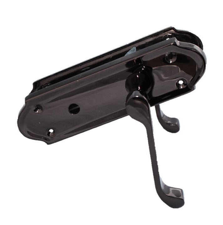 Black Nickel Door Handles - Askworth Internal Door Handle Set for Internal Doors