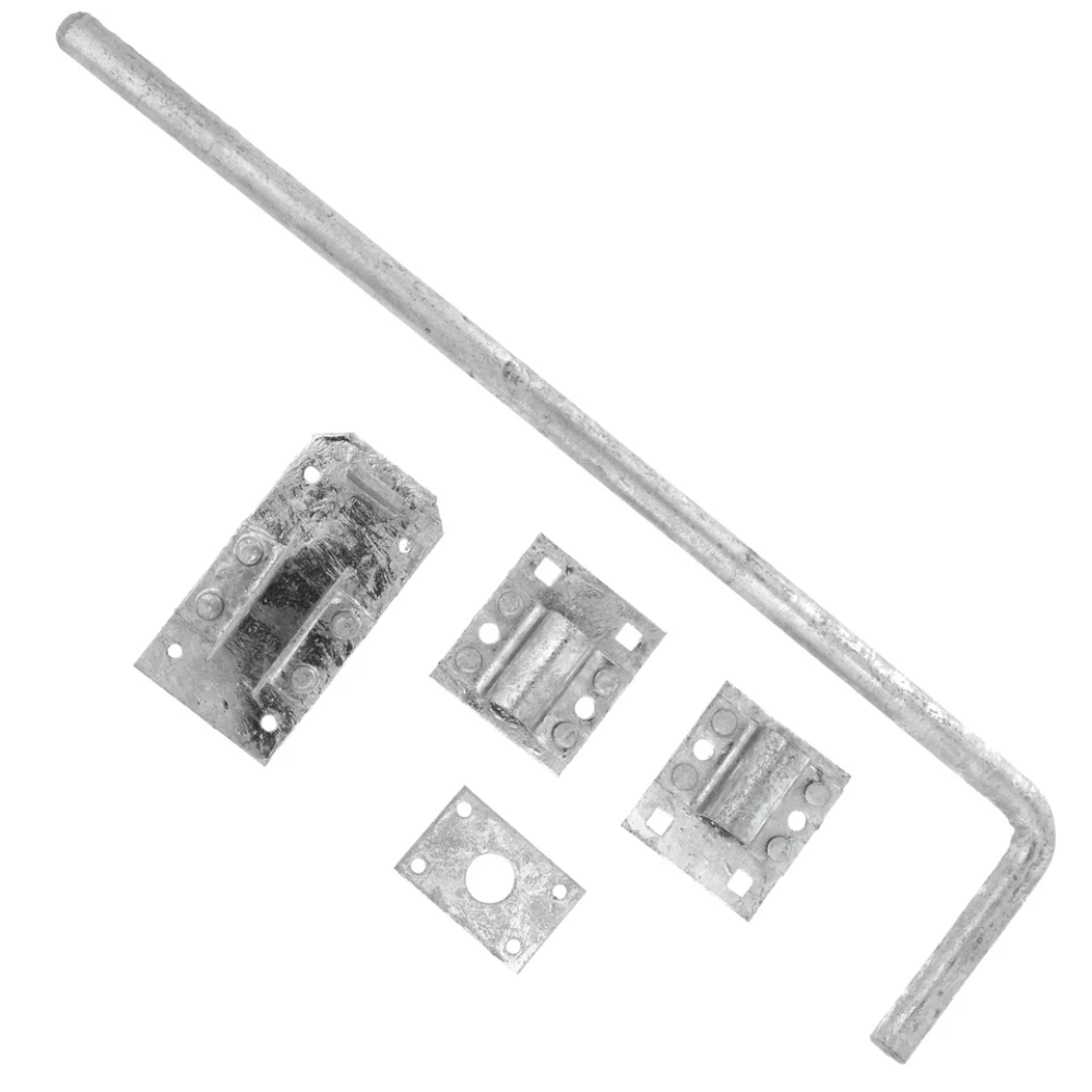 Long 18" Galvanised Drop Bolt | Garage/Gate/Door Lock