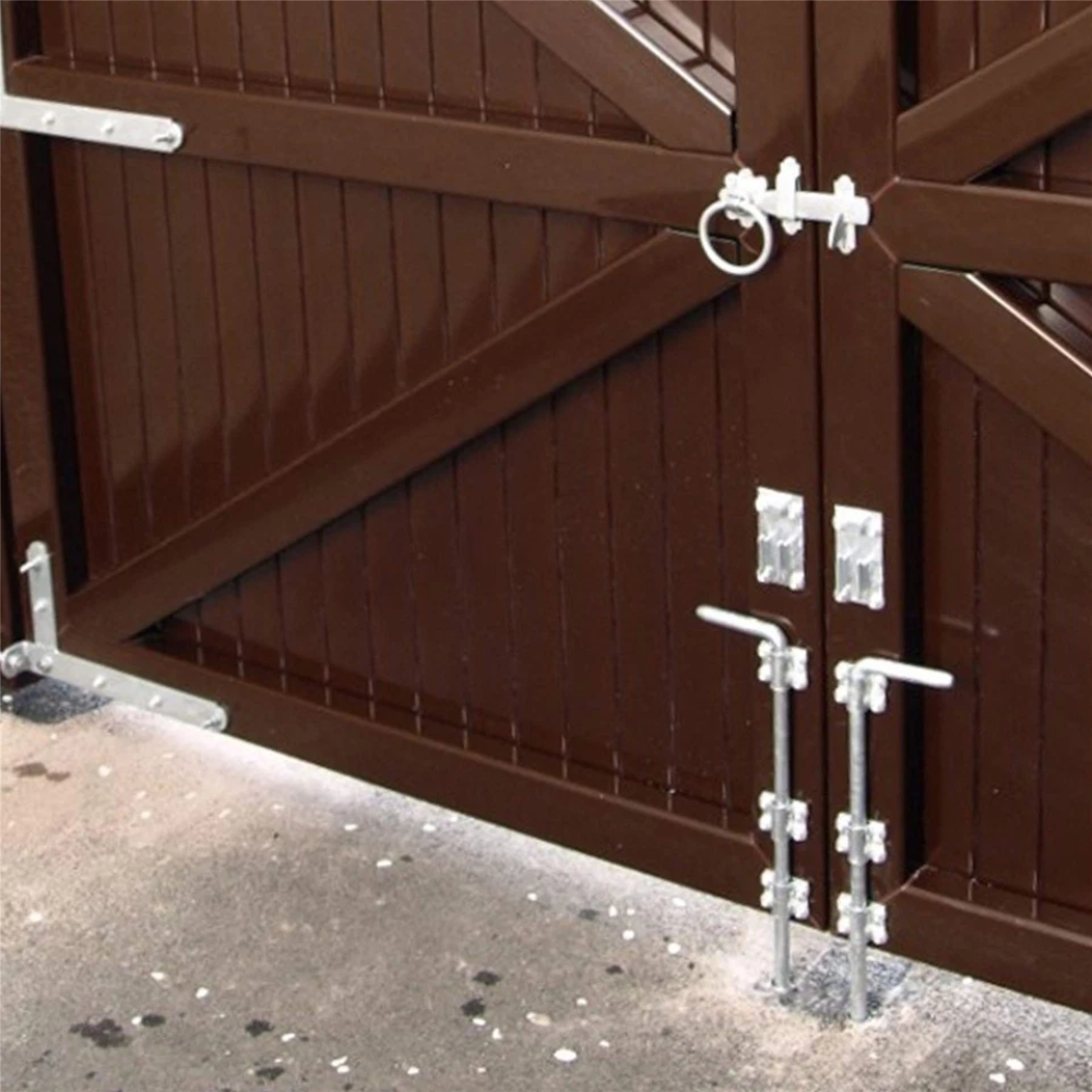 Long 18" Galvanised Drop Bolt | Garage/Gate/Door Lock