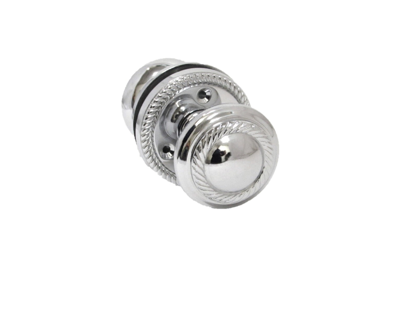 Polished Chrome Georgian Round Door Knobs – 4 Pairs