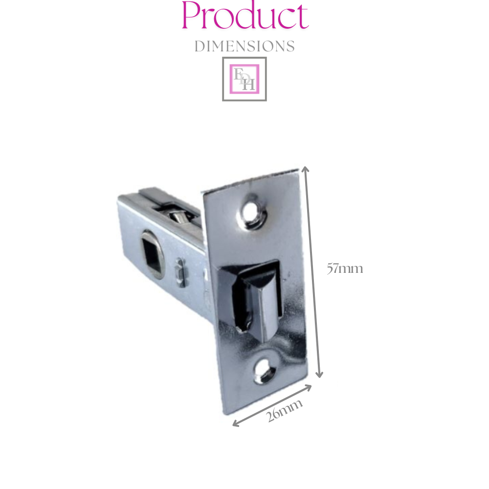 Knurled Polished Chrome Door Handles – Internal Lever Handle Packs with Fixings