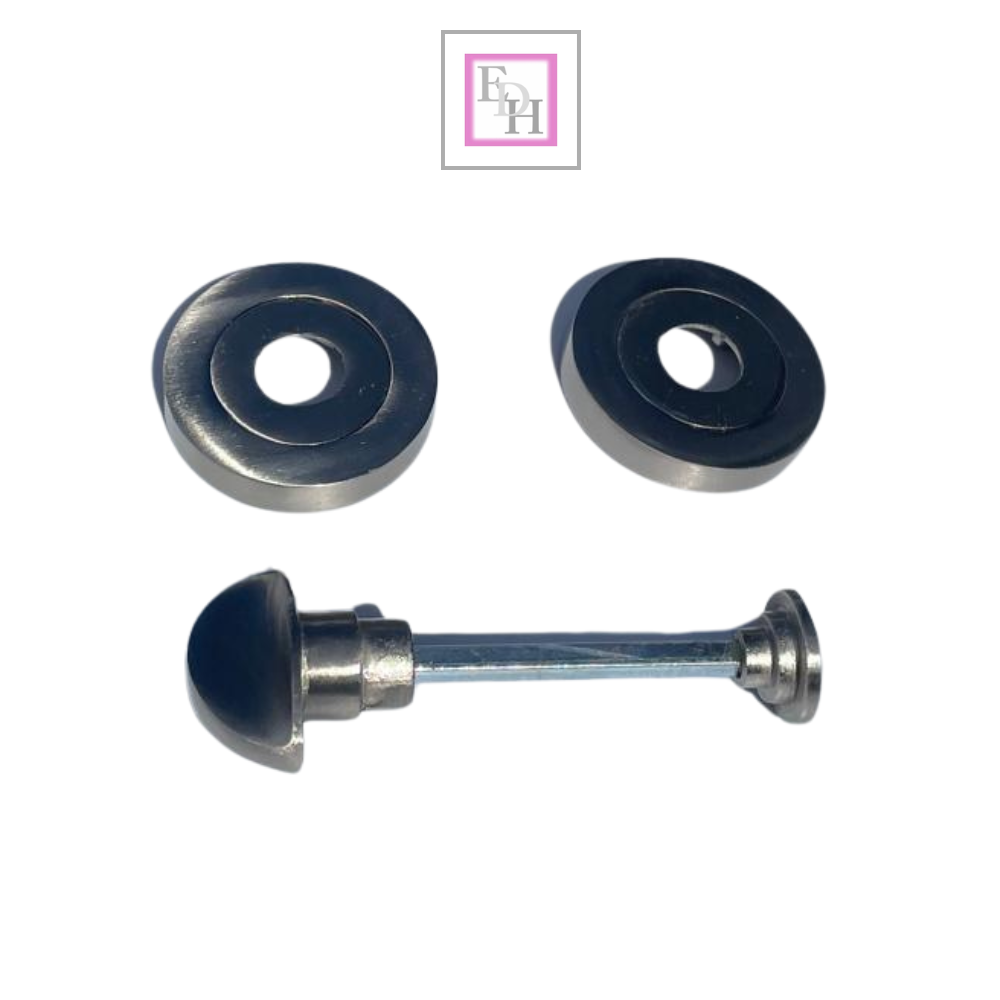 Satin Bathroom Thumb Turn Lock WC Toilet Door Privacy Catch Fire Rated