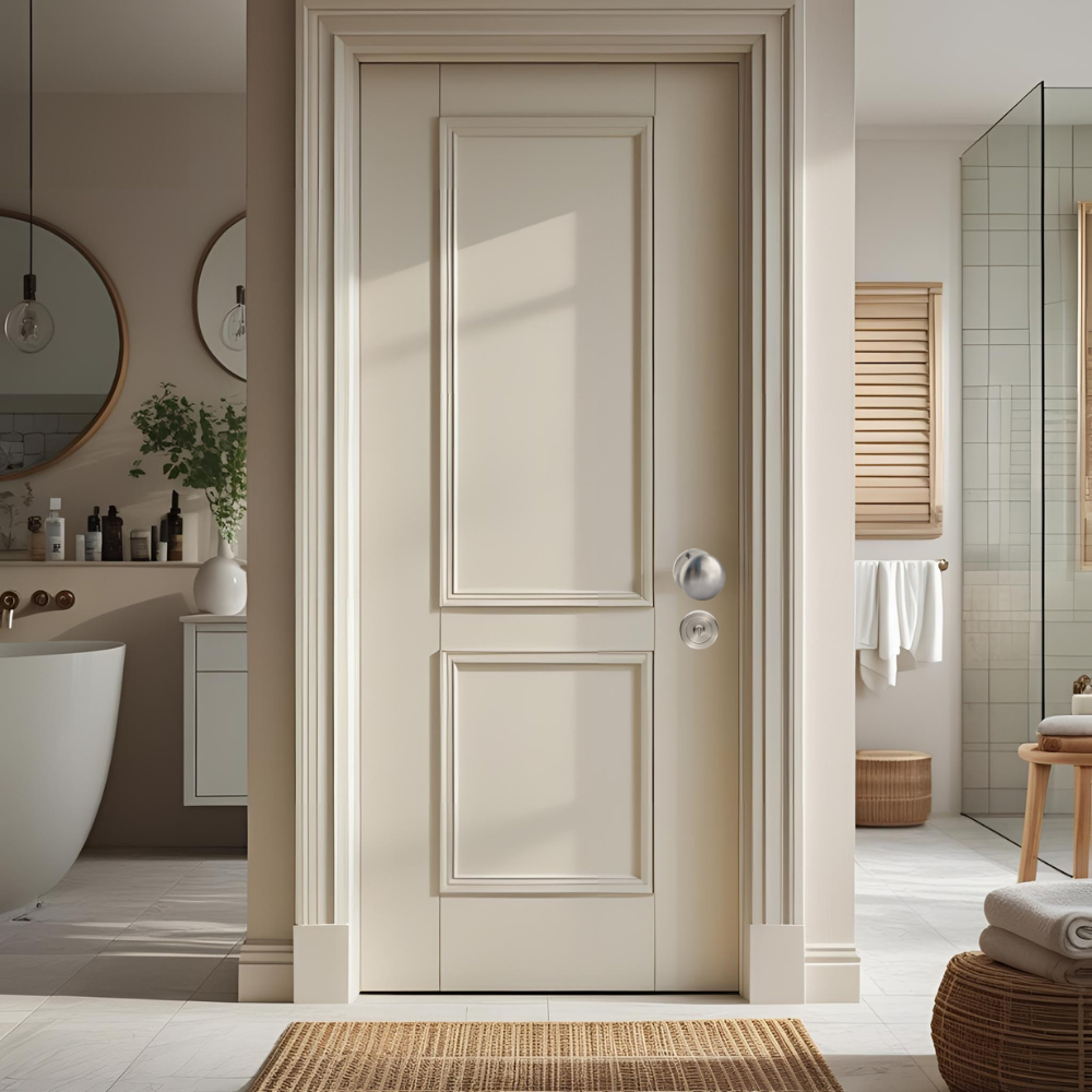 Satin Bathroom Thumb Turn Lock WC Toilet Door Privacy Catch Fire Rated