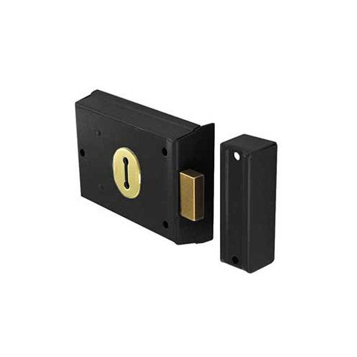 Securit Double hand dead lock black 100mm