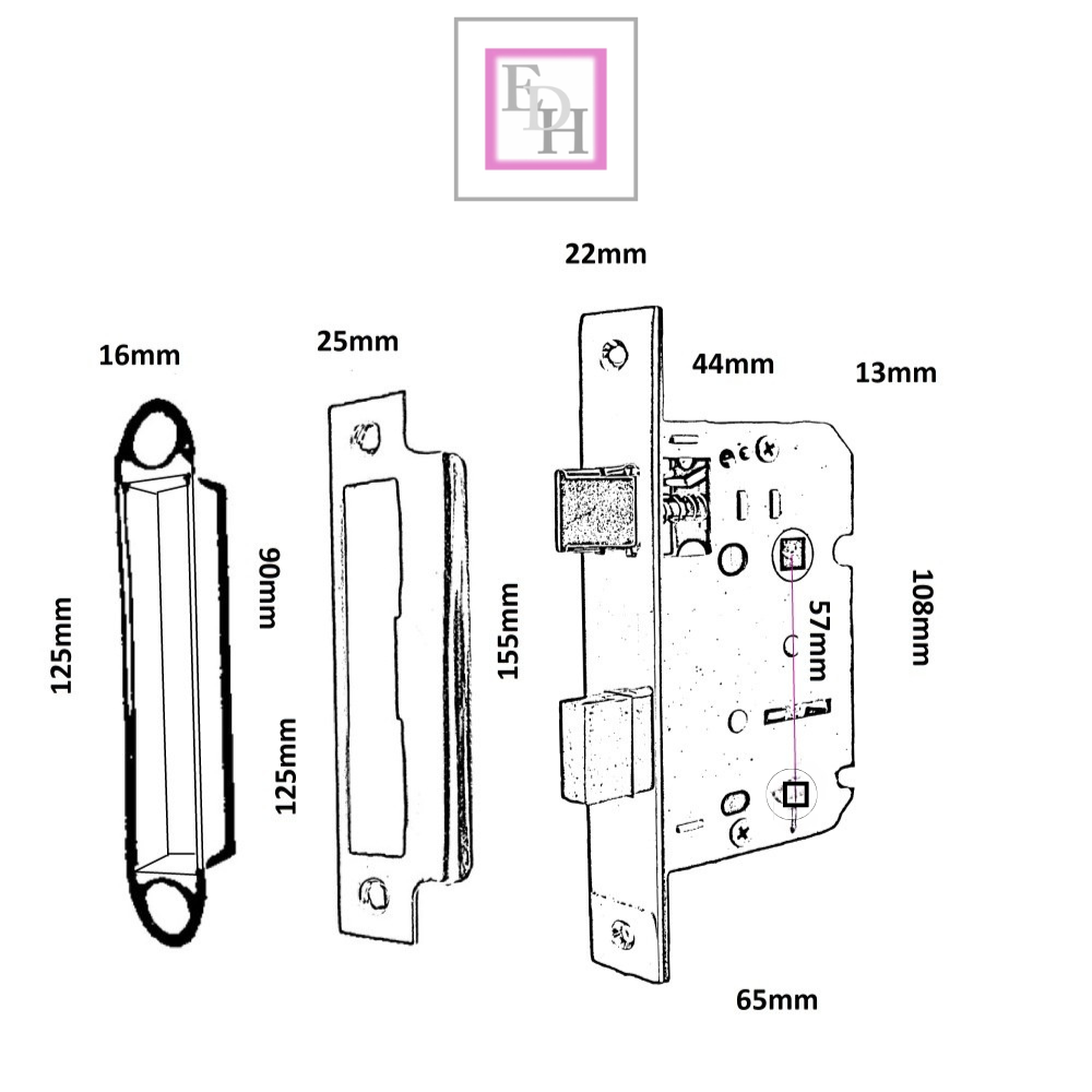 Black Cast Iron Fleur-de-Lys Bathroom Door Handles – Antique Privacy Lever Set