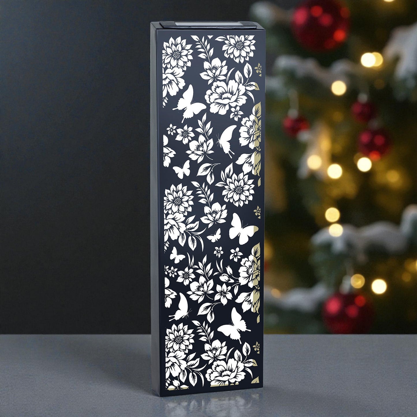 Metal Solar Wall Panel Butterfly – Outdoor LED Garden Light Waterproof Decor