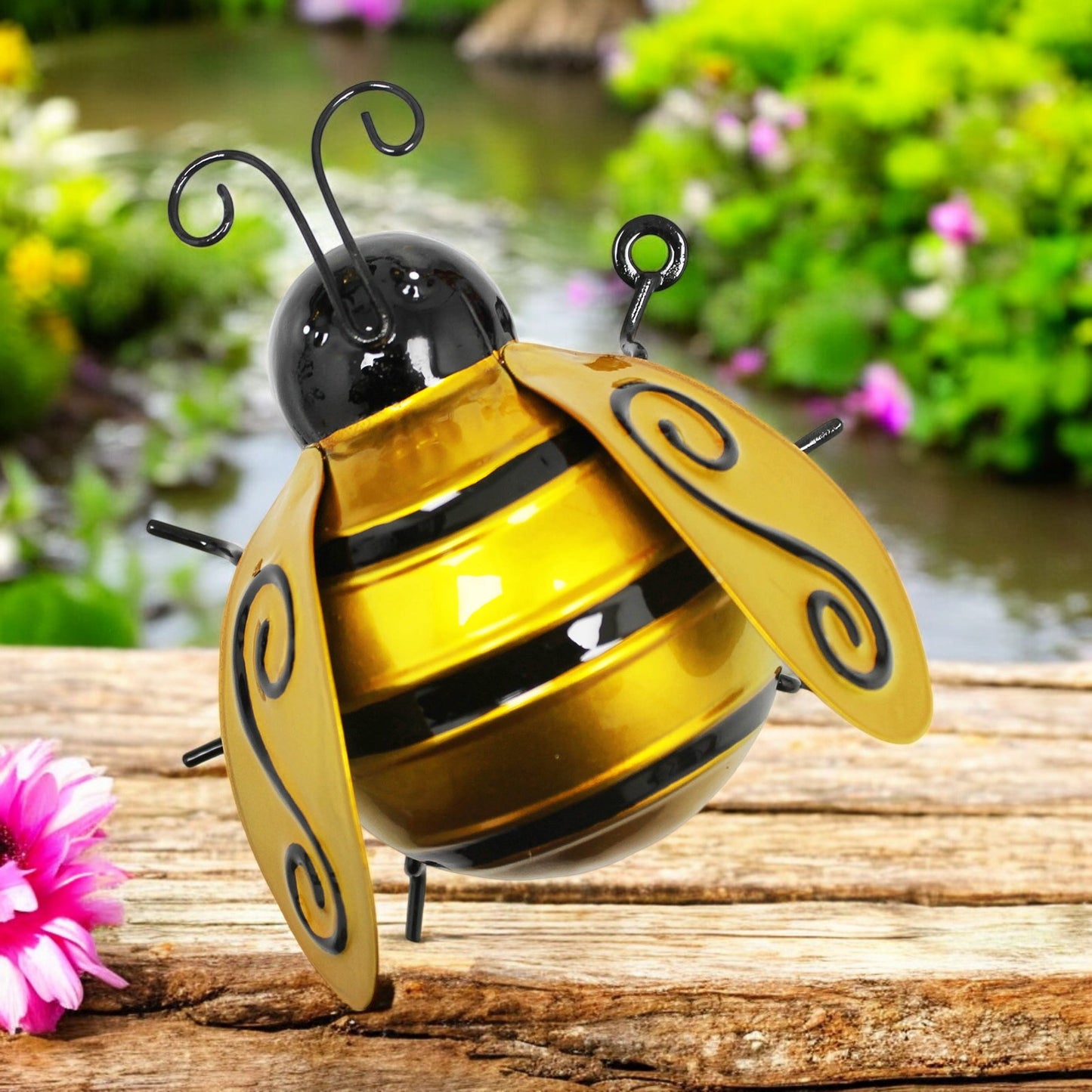 Large Metal Bumblebee Wall Art
