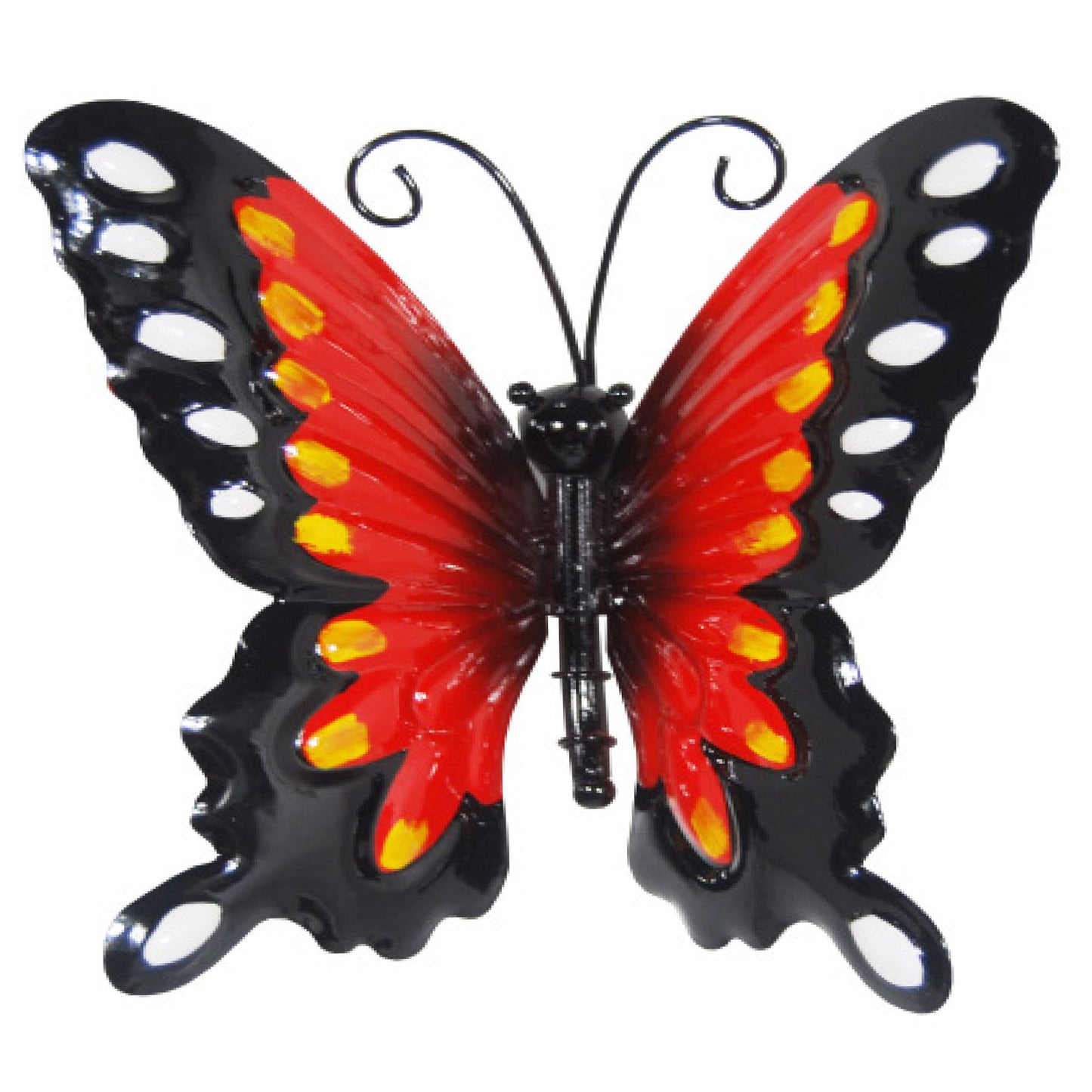 Small Metal Butterfly - Red