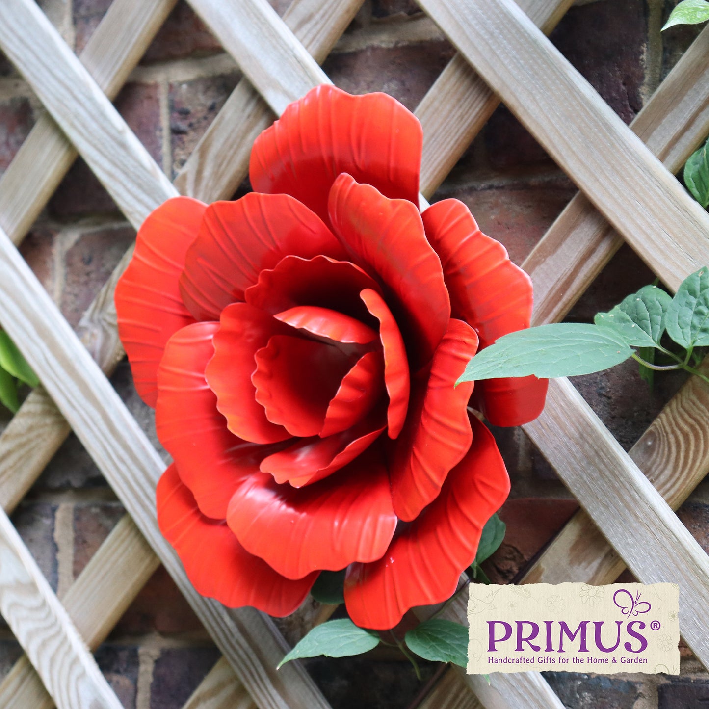 Large Metal Wall Mounted Rose